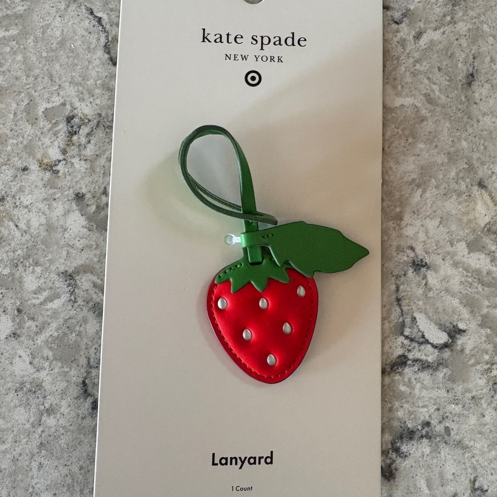 Kate Spade Strawberry Lanyard